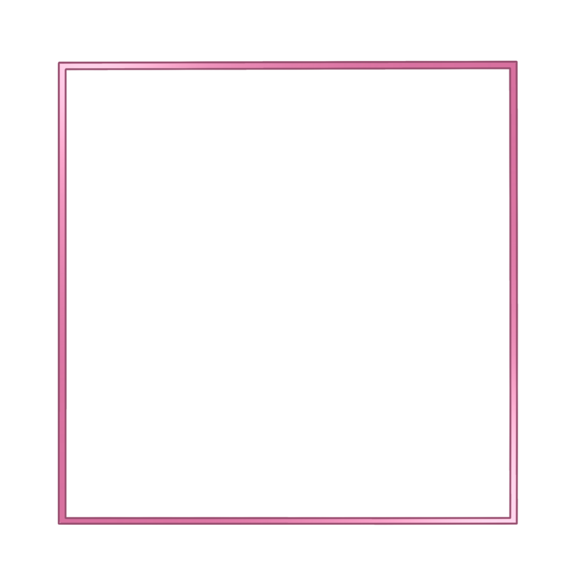Pink Square Frame on a Transparent Background 45805630 PNG