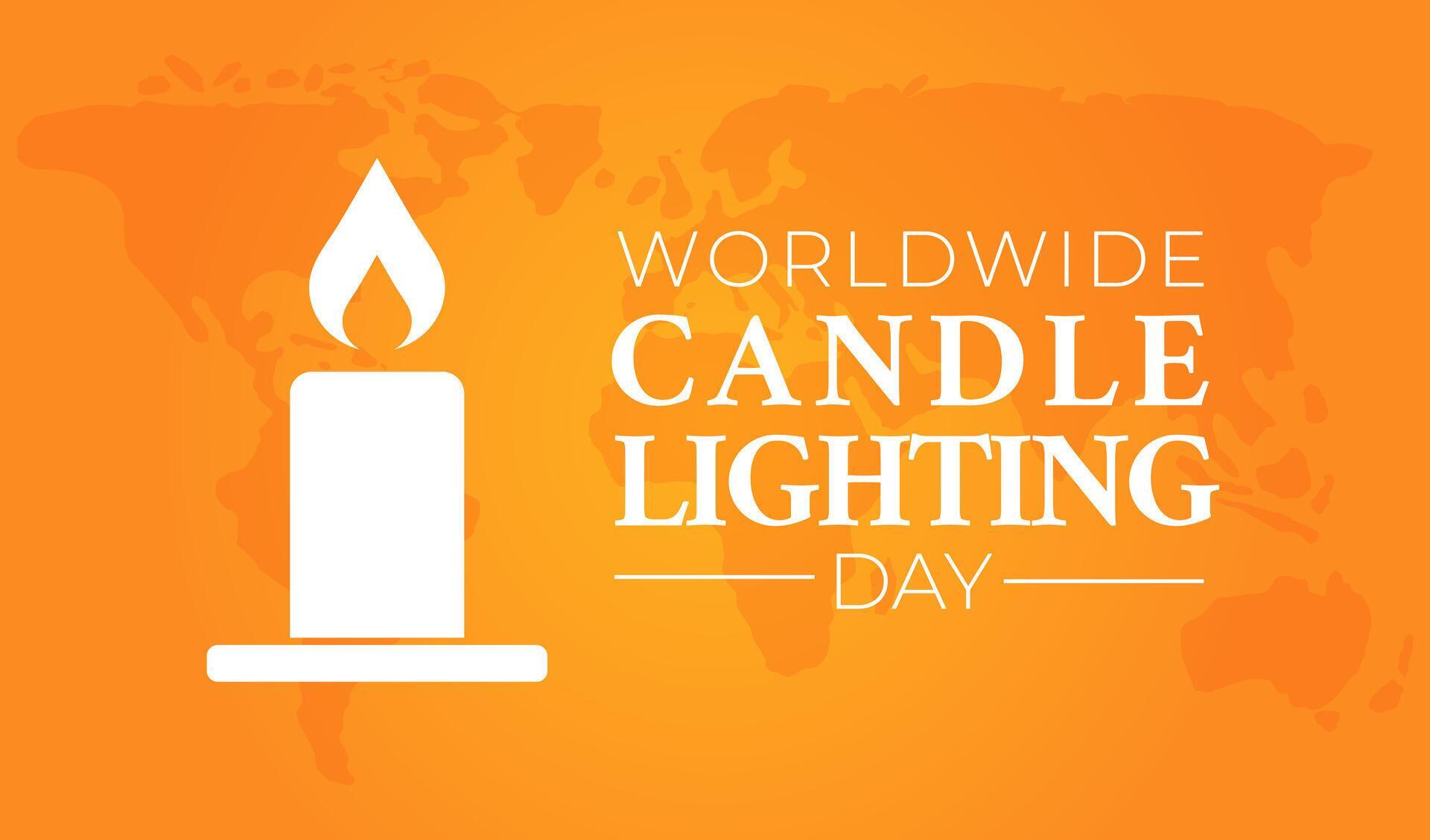 Worldwide Candle Lighting Day Background Illustration 45805768 Vector