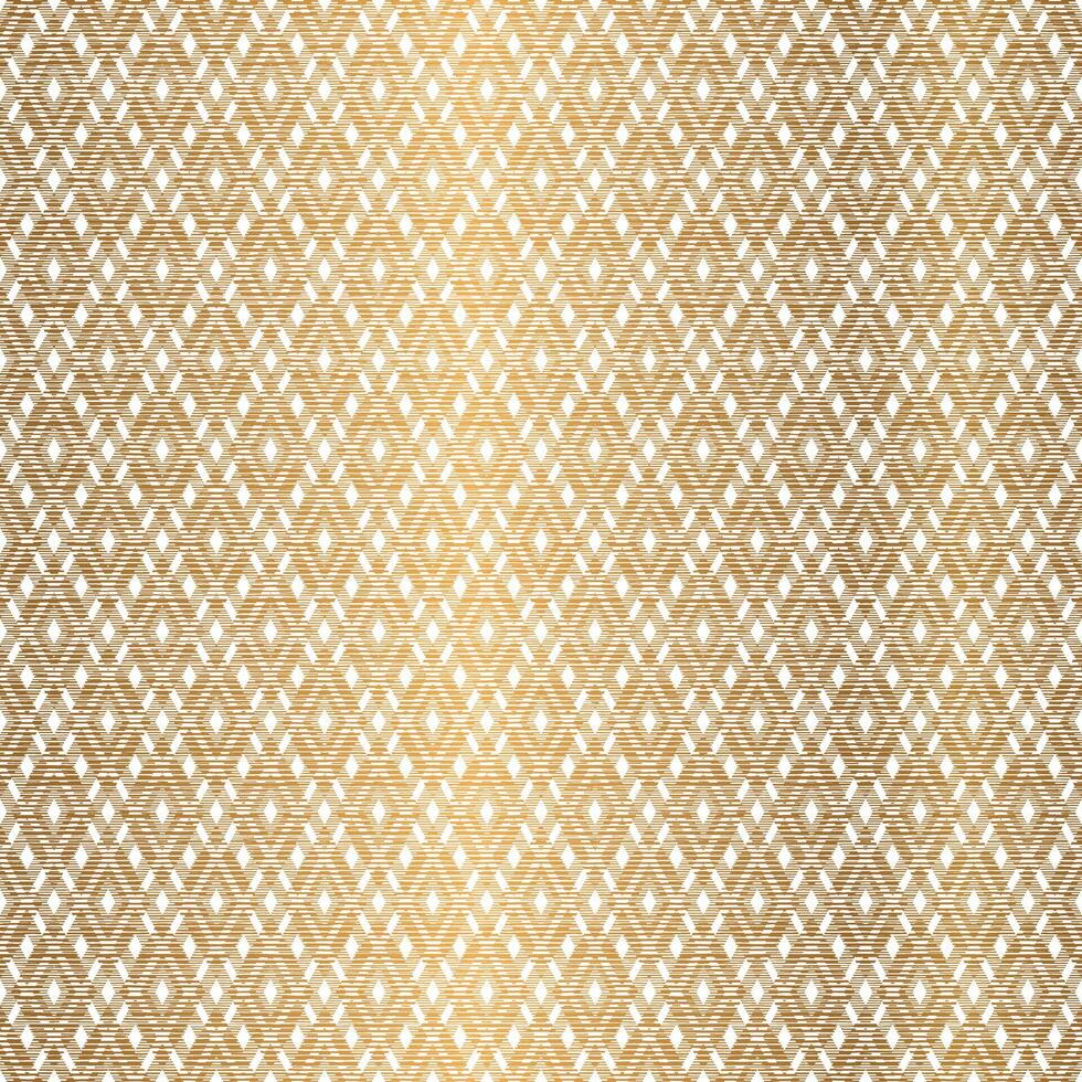 Elegant Gold Rhombus Seamless Pattern Design Background vector