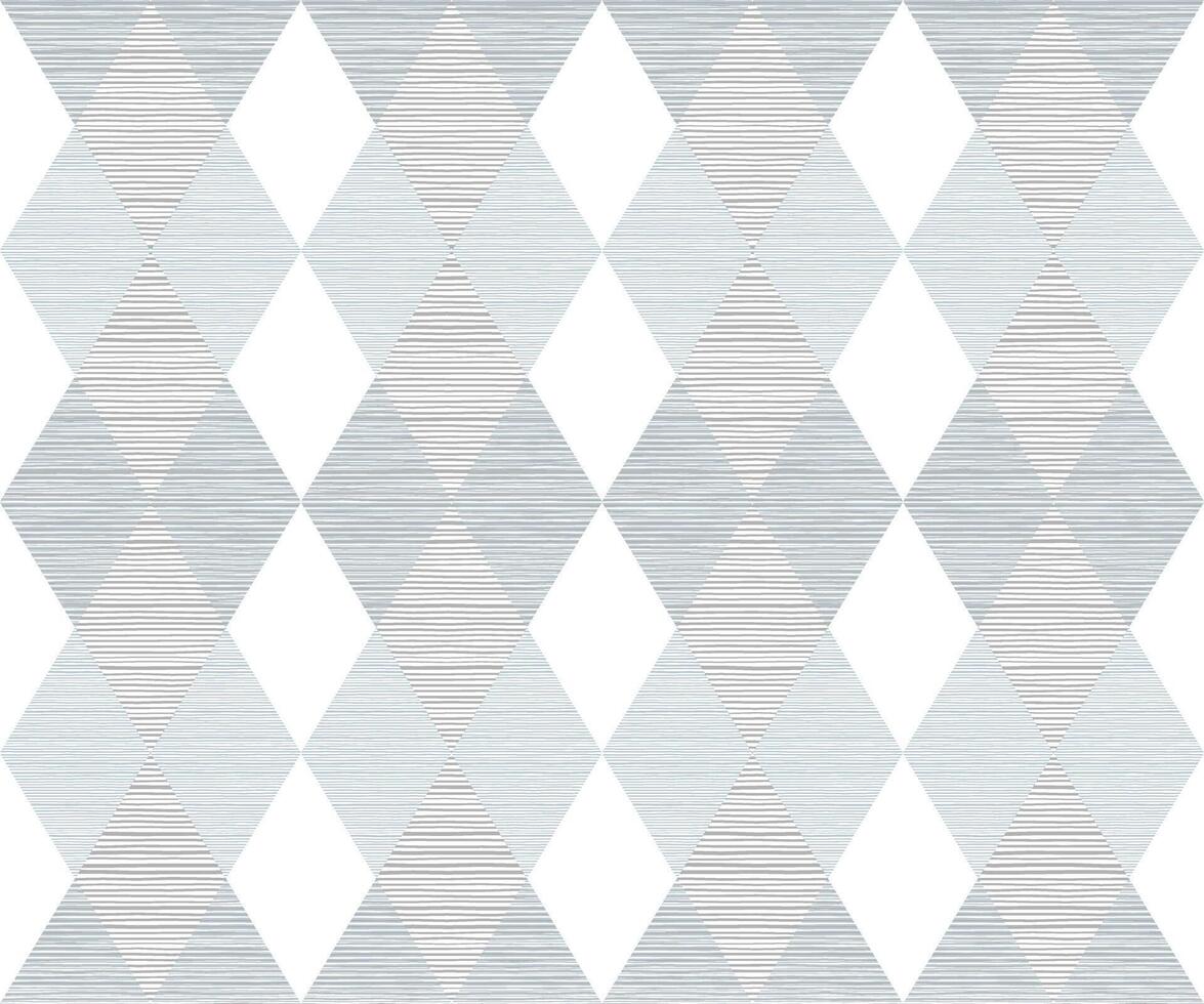 Abstract Silver and White Rhombus Geometric Seamless Pattern Background vector