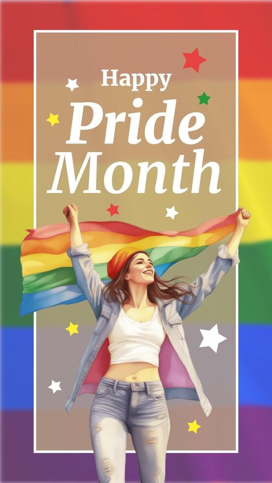 Pride Instragram Story template