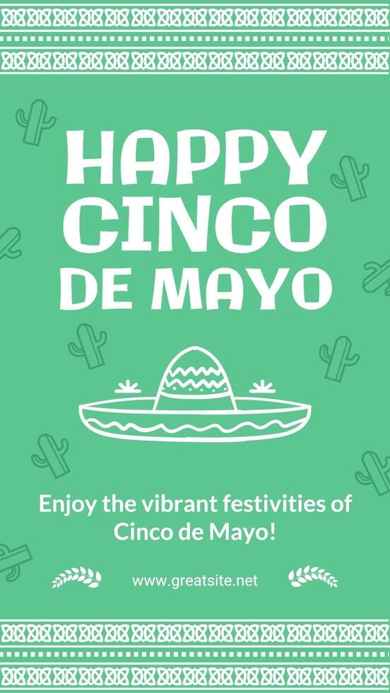 Cinco De Mayo Instragram Story template