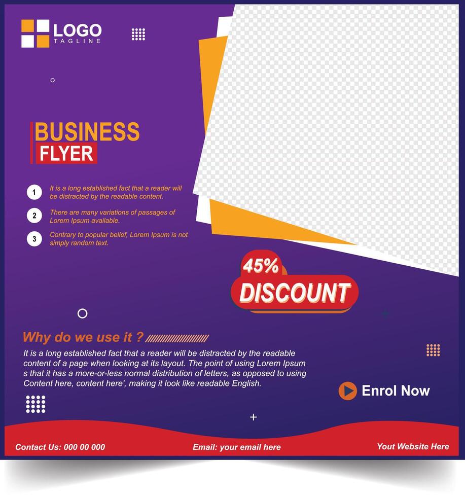 Social Media Banner Design vector