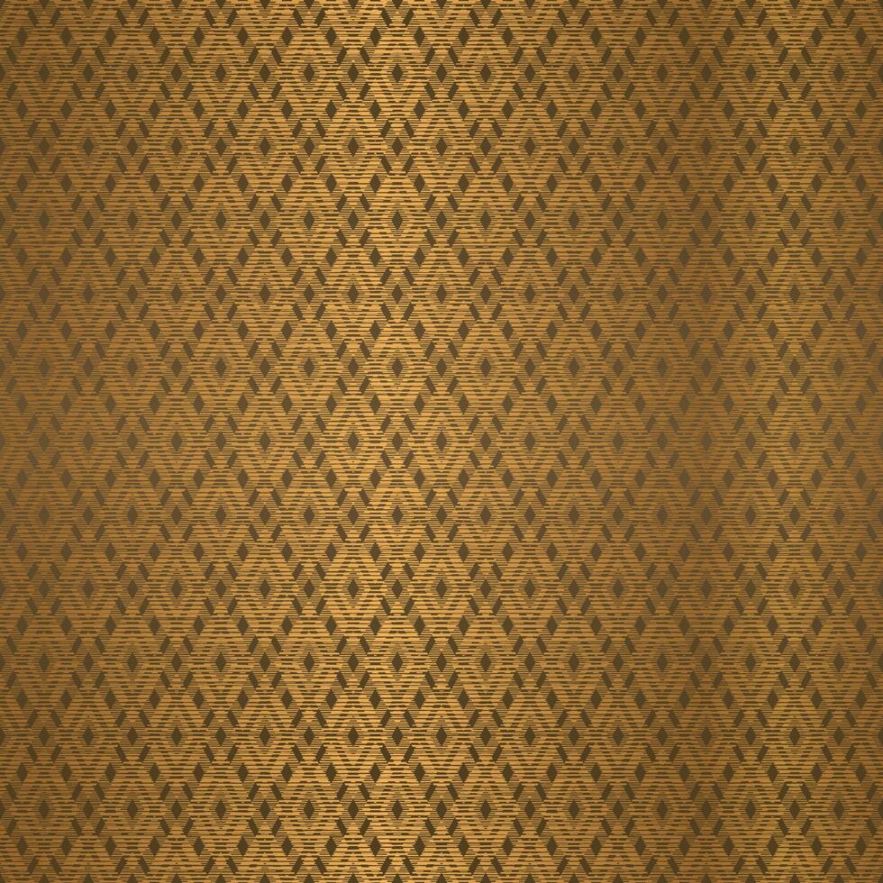 Elegant Gold Rhombus Seamless Pattern Design Background vector