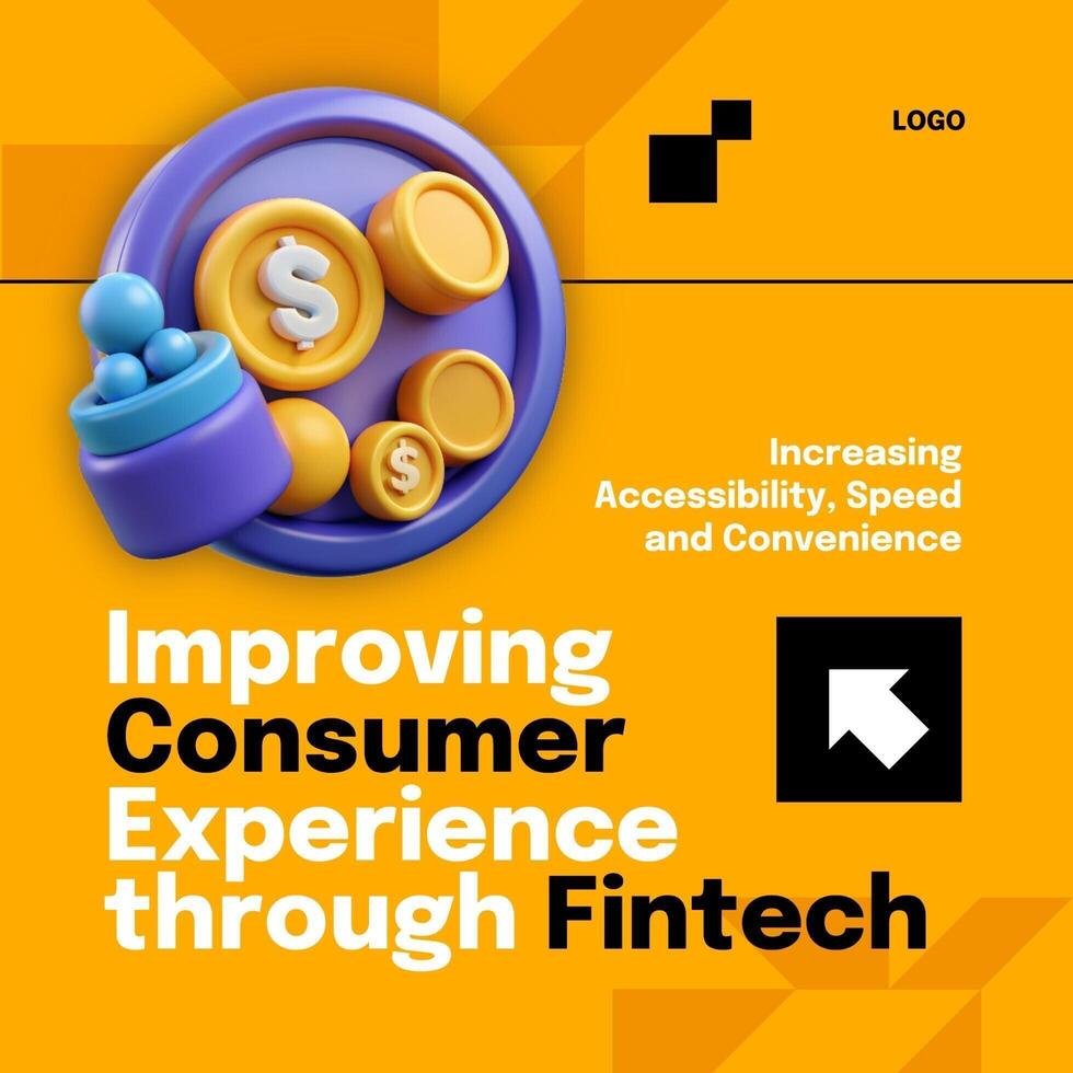 Fin Tech Linkedin Post template