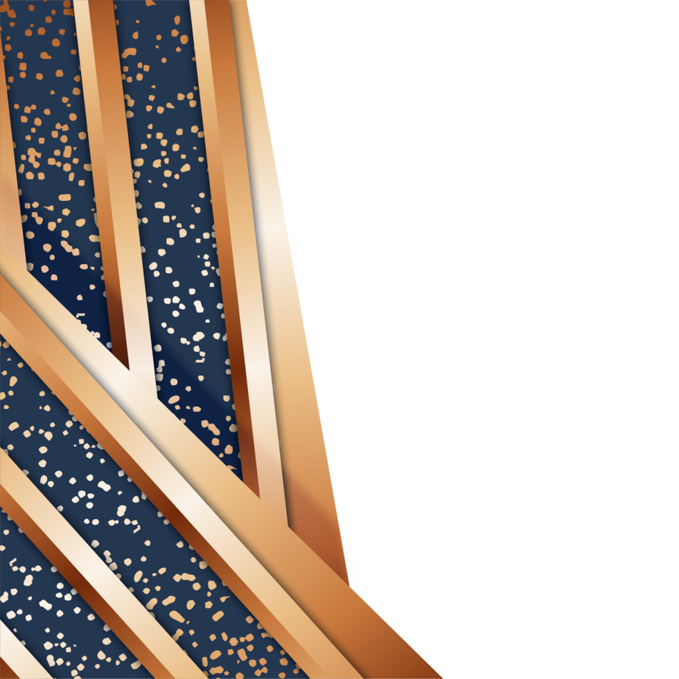 transparent luxury elegant dark gold border frame background png