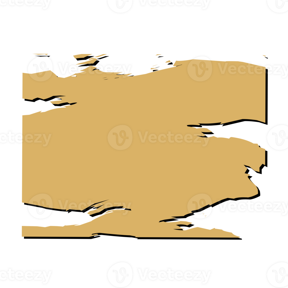 Torn paper design illustration png
