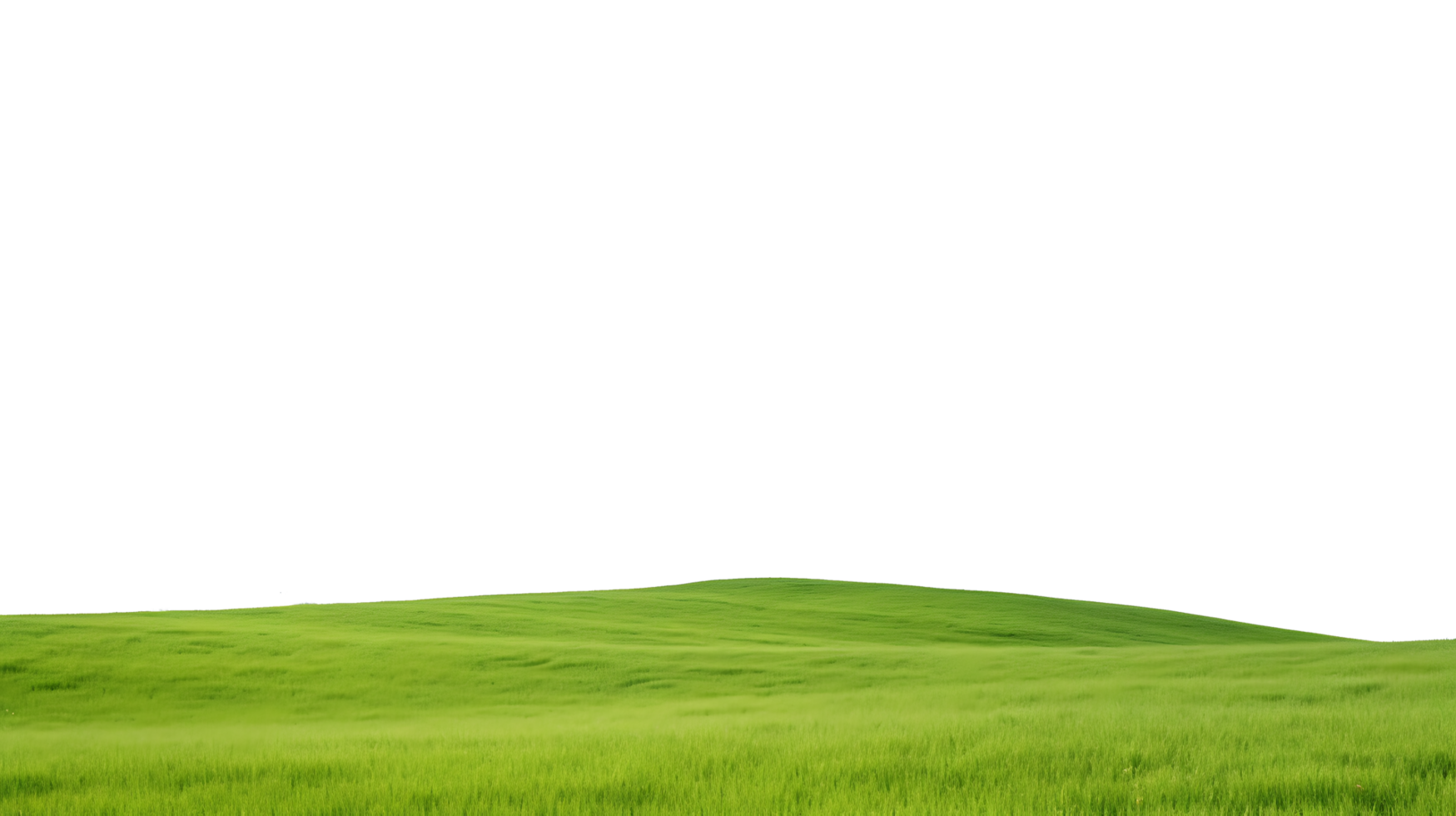 Enchanting Cutouts of Green Hills Landscape png