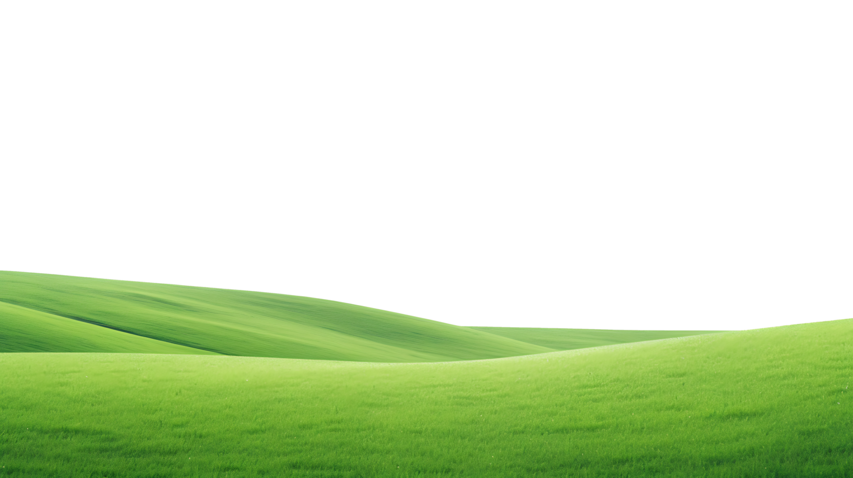 Harmony Cutouts of Green Hills Landscape png
