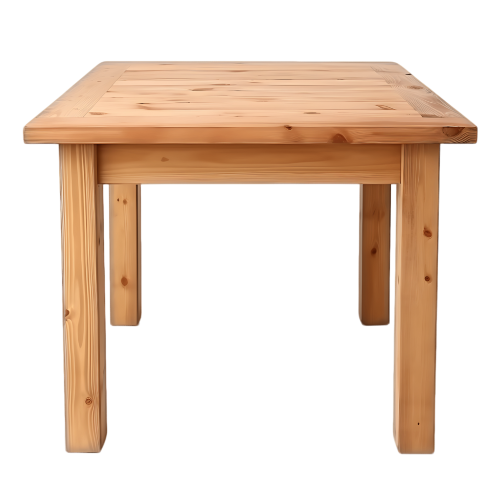 Warm Wooden Table Silhouettes png