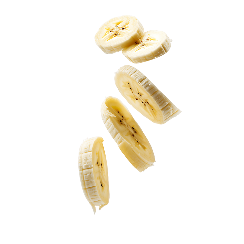 Tropical Tango Banana Slice Silhouettes in Flight png