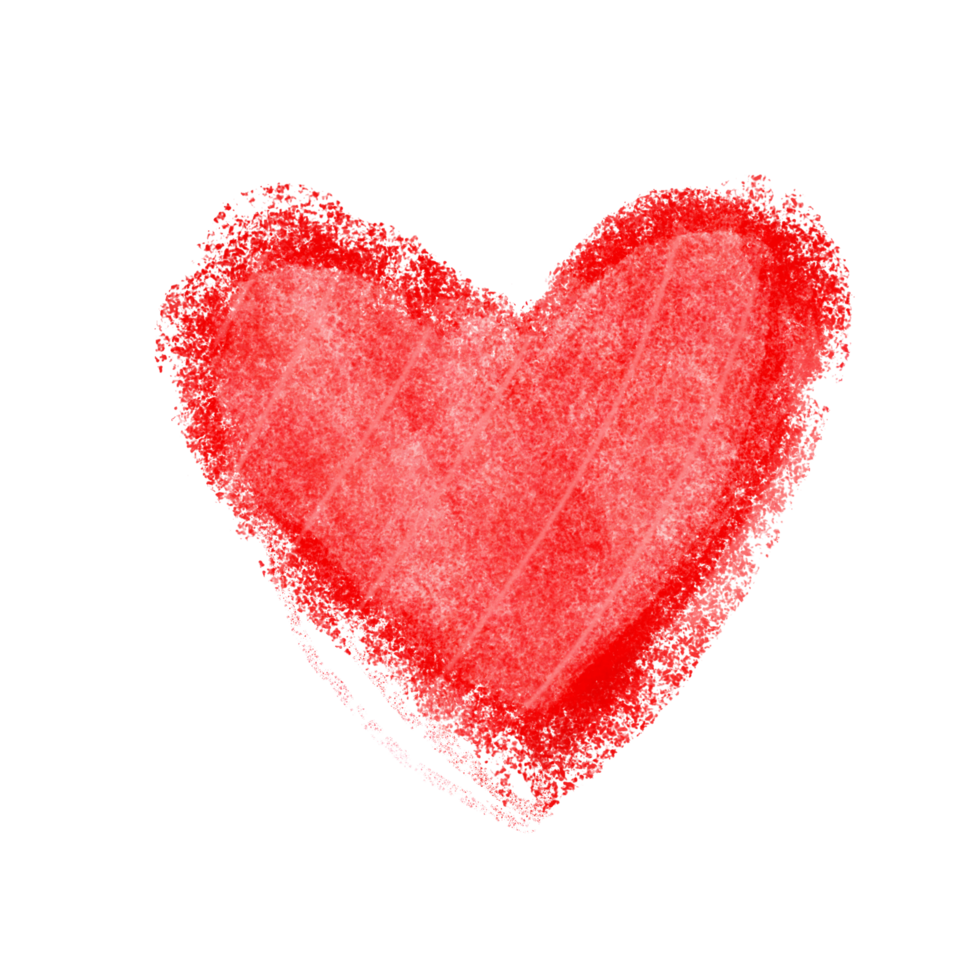 Pink heart design on transparent. png