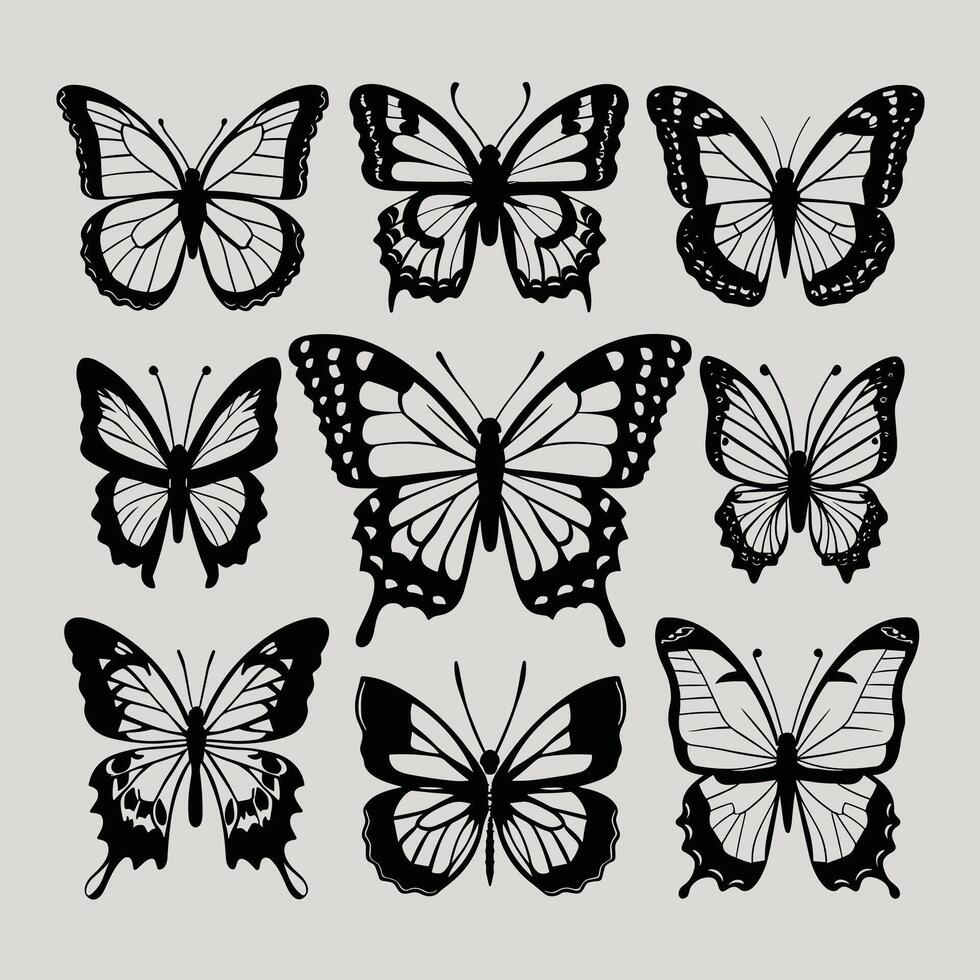 Flying butterfly . Flat illustration of flying butterfly icon isolated on white background vector