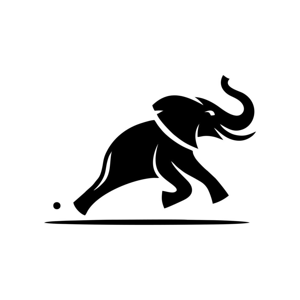 Elephant logo. Elephant illustration vector