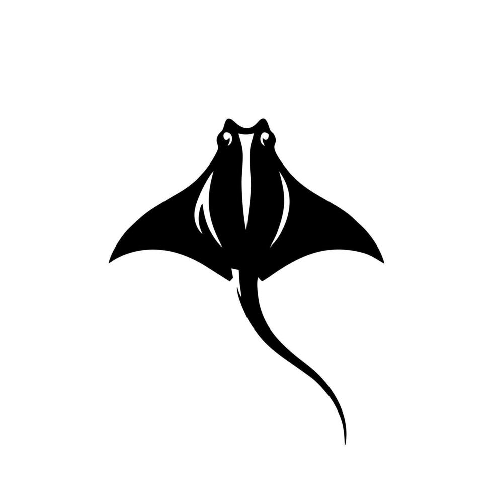 Stingray Logo Design Illustrator vector