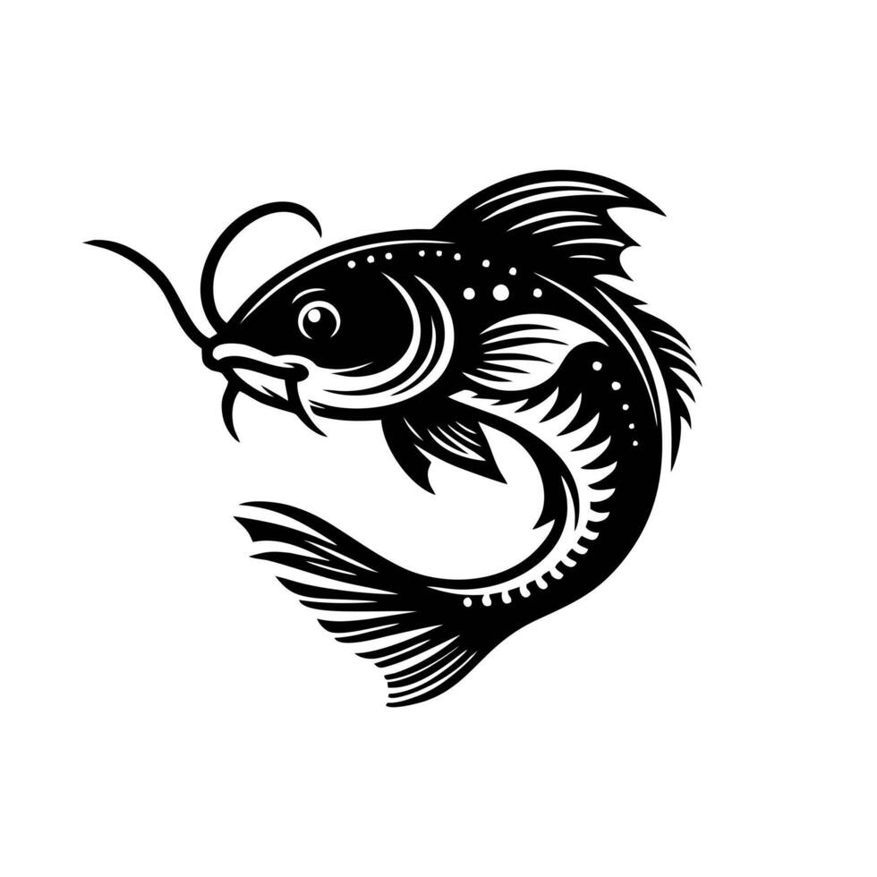 Catfish logo design inspirations vector