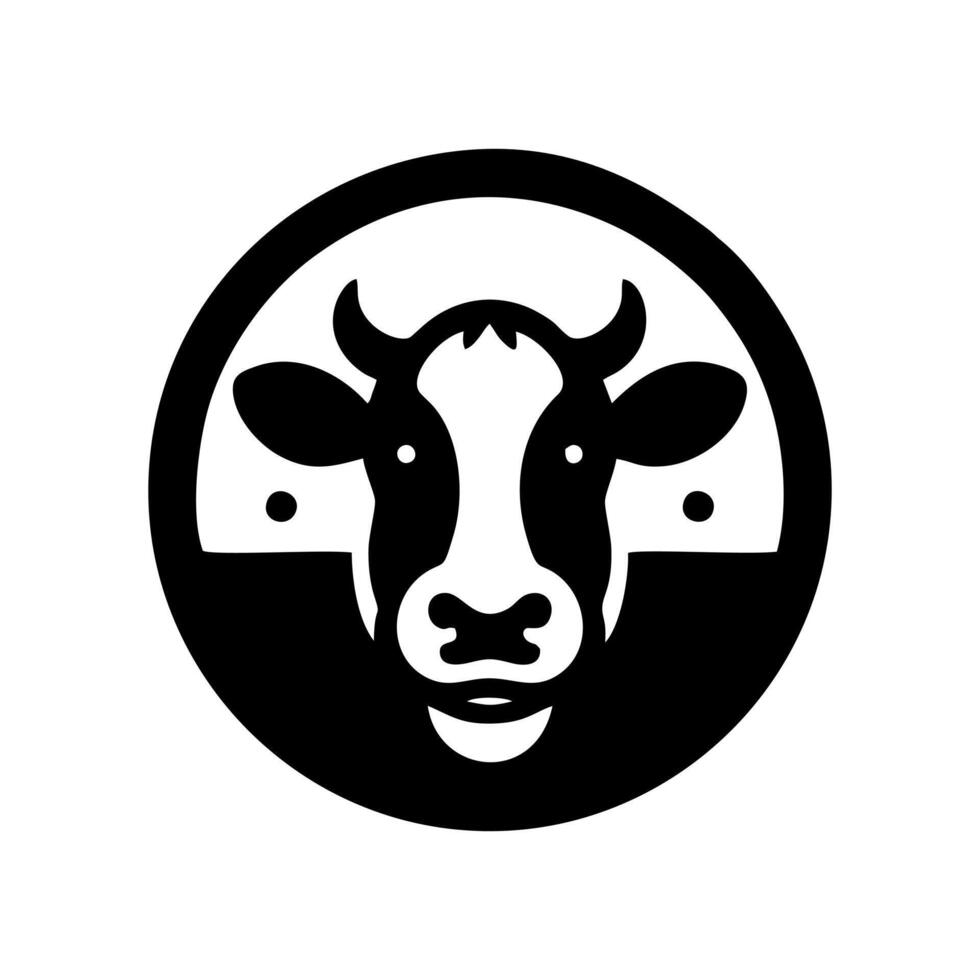 Cow logo design inspiration. Bull and buffalo cow animal logo design vector