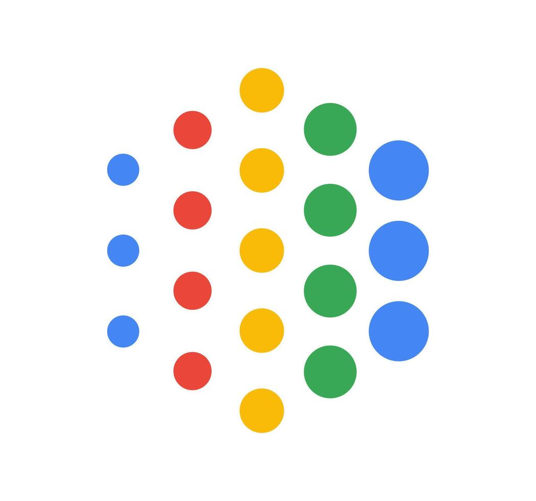Google AI logotype vector