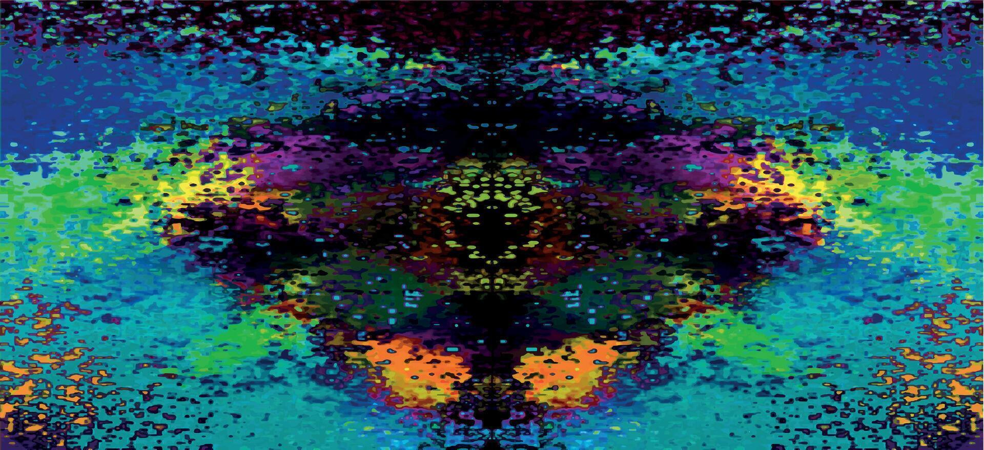abstract colorful with splashes vector