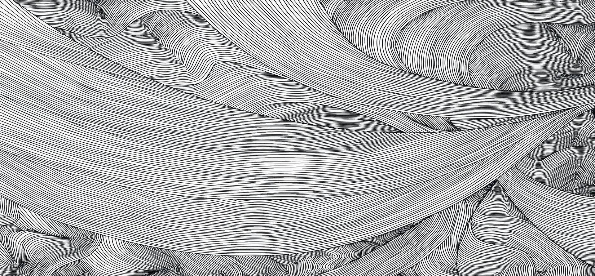 black and white line pattern vector