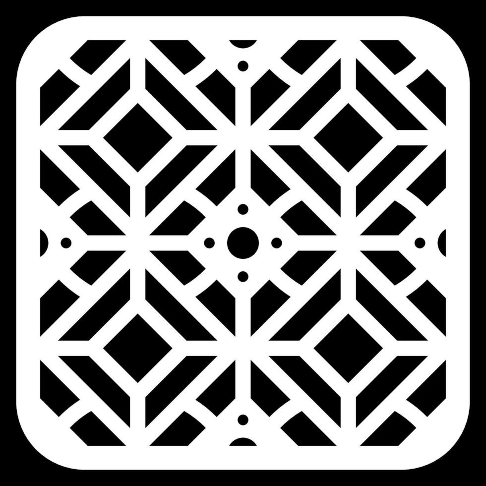 Geometric and simple pattern for background, decoration, panel, for cnc cutting vector