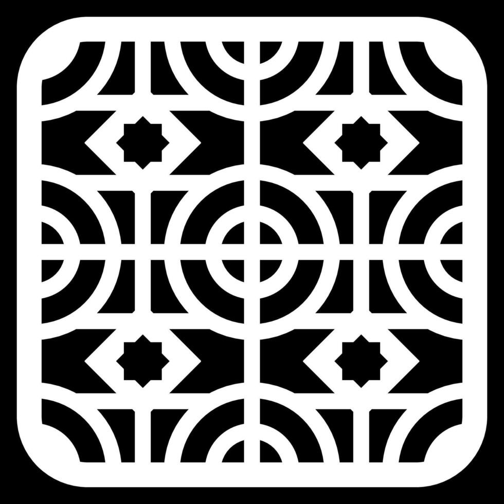 Geometric and simple pattern for background, decoration, panel, for cnc cutting vector