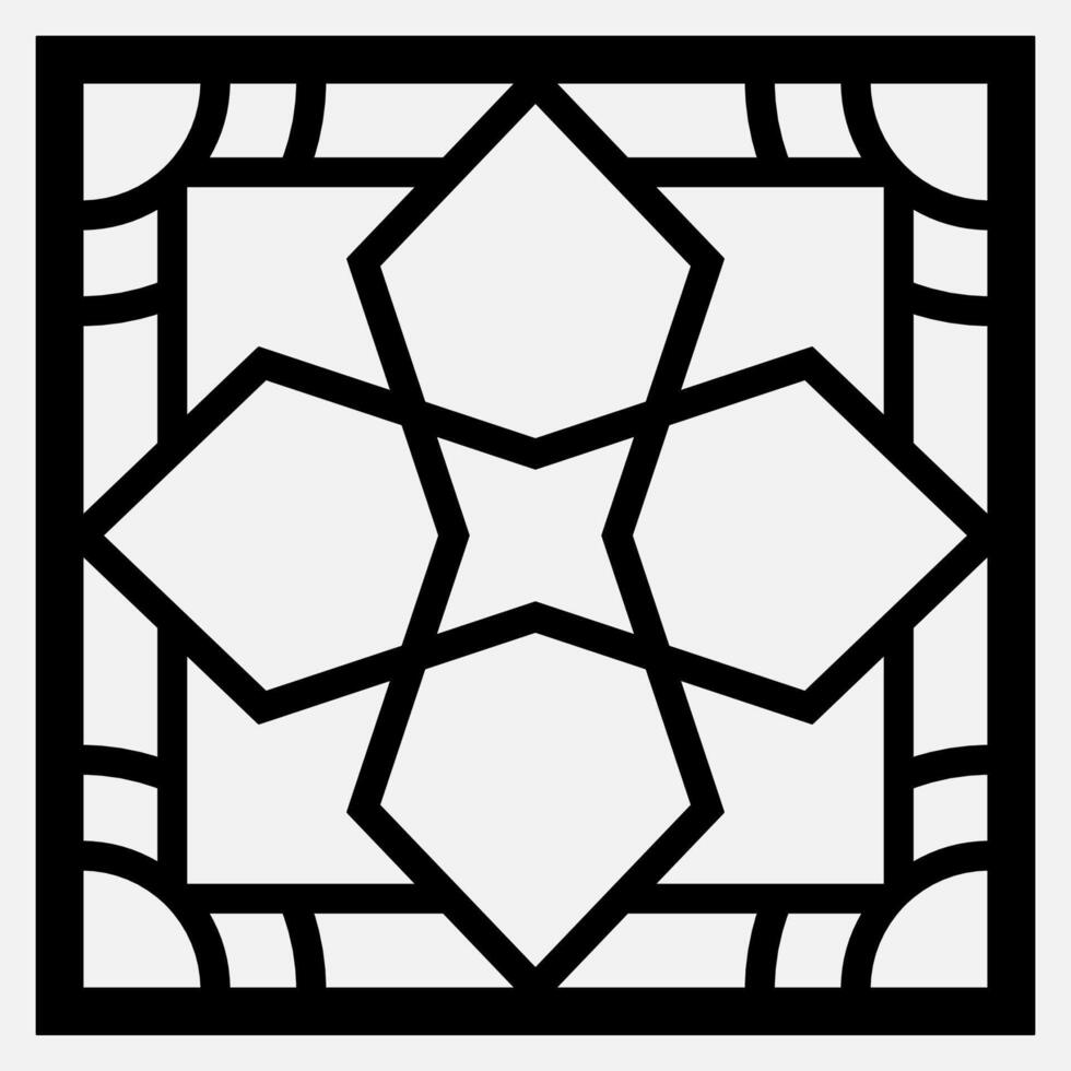 Geometric and simple pattern for background, decoration, panel, for cnc cutting vector