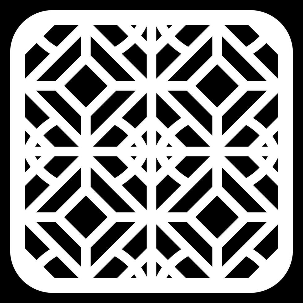 Geometric and simple pattern for background, decoration, panel, for cnc cutting vector