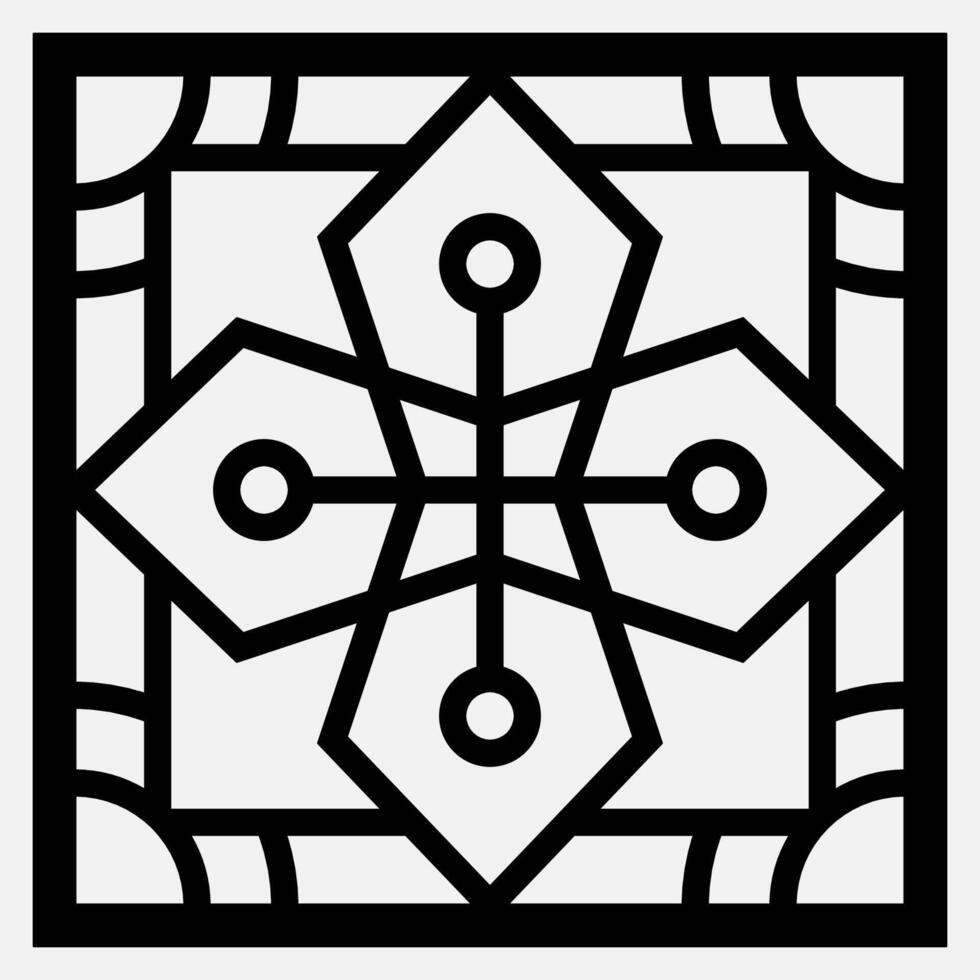 Geometric and simple pattern for background, decoration, panel, for cnc cutting vector