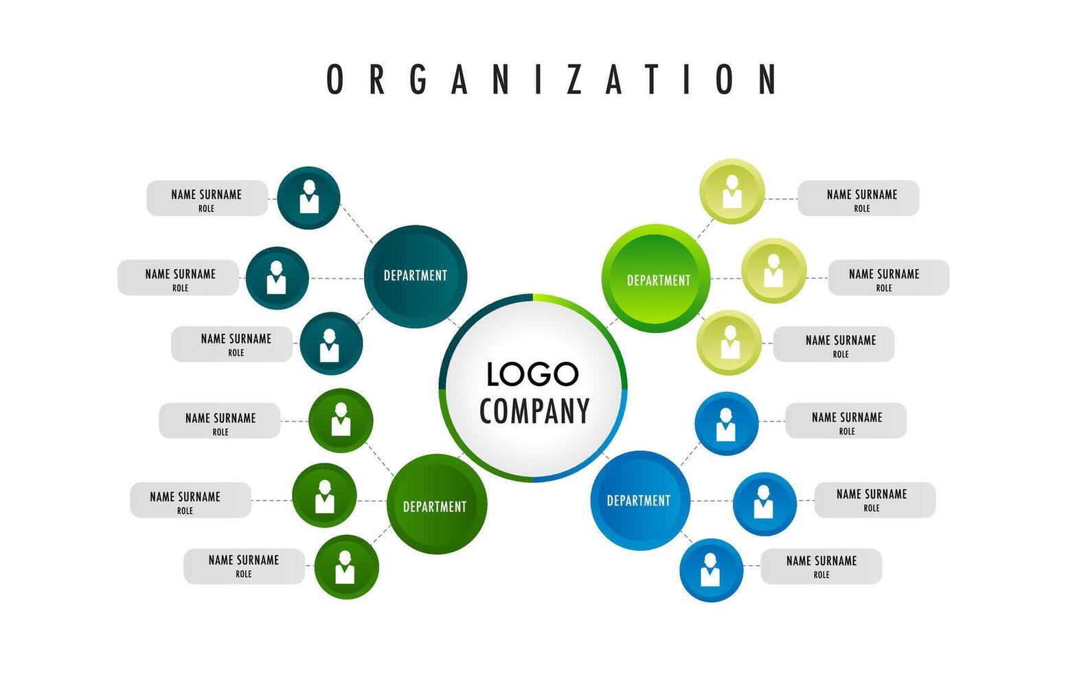 Infographic template for business framework vision 6 processes vector