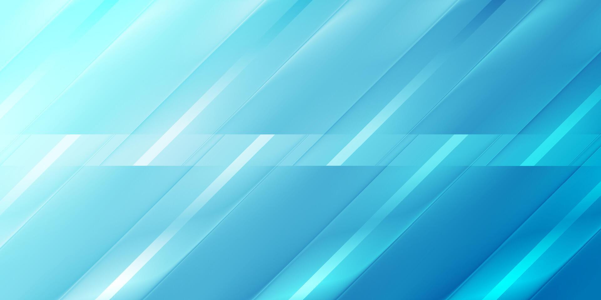 Bright blue glossy stripes abstract concept background vector