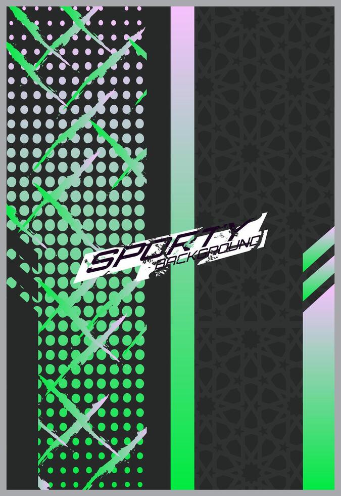 Soccer jersey design for sublimation. Abstract background with sport pattern. vector