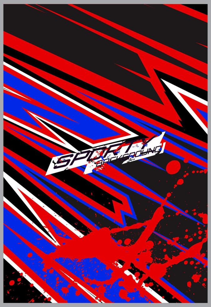 Soccer jersey design for sublimation. Abstract background with sport pattern. vector