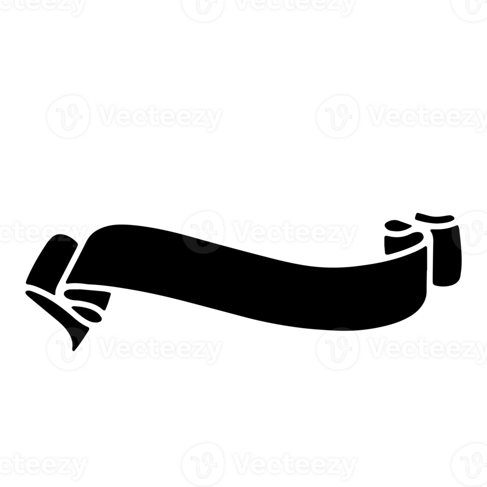 Ribbon Banner Silhouettes png