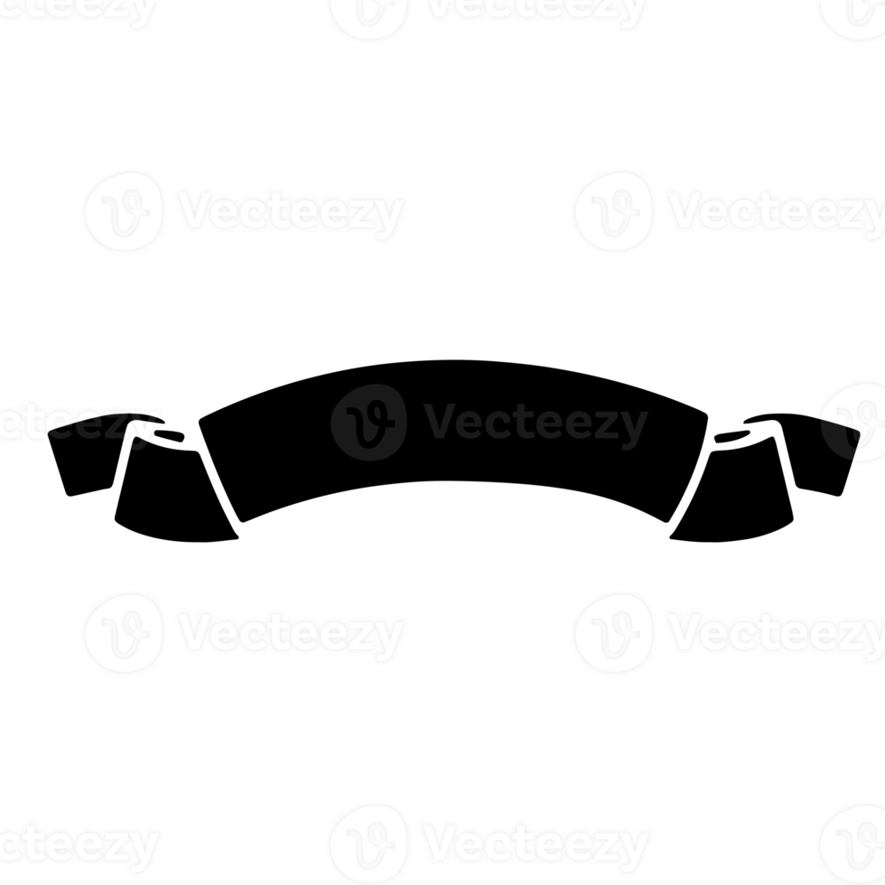 Ribbon Banner Silhouettes png
