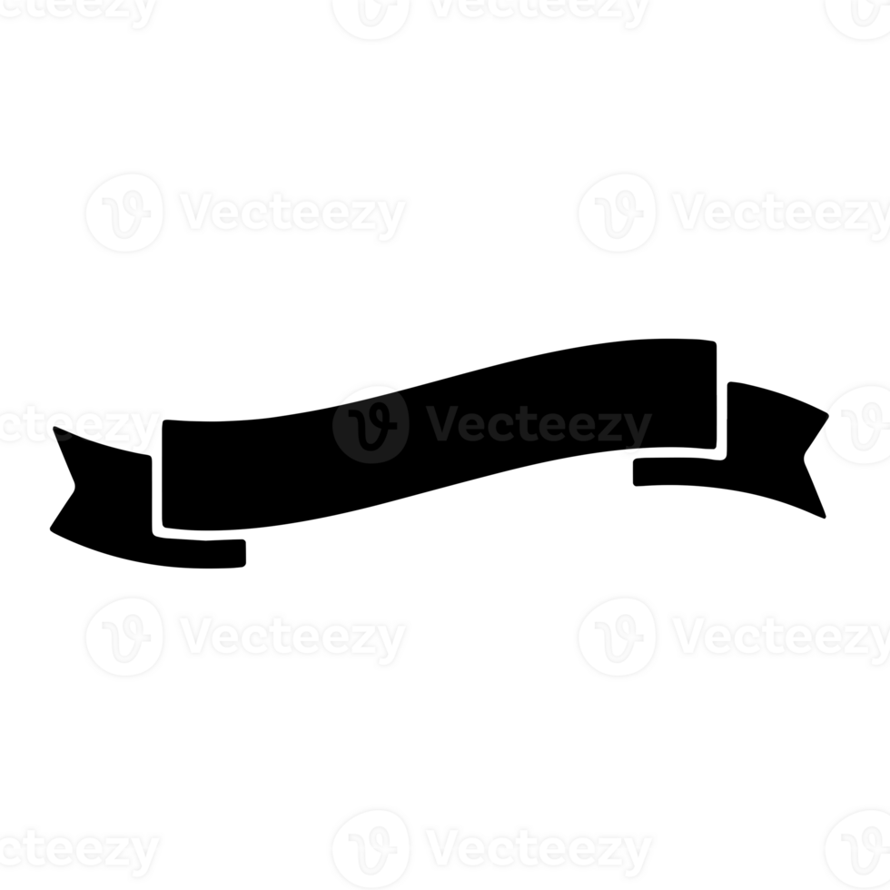 Ribbon Banner Silhouettes png