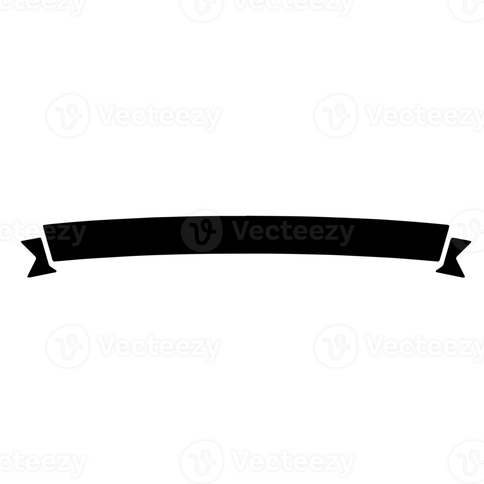 Ribbon Banner Silhouettes png
