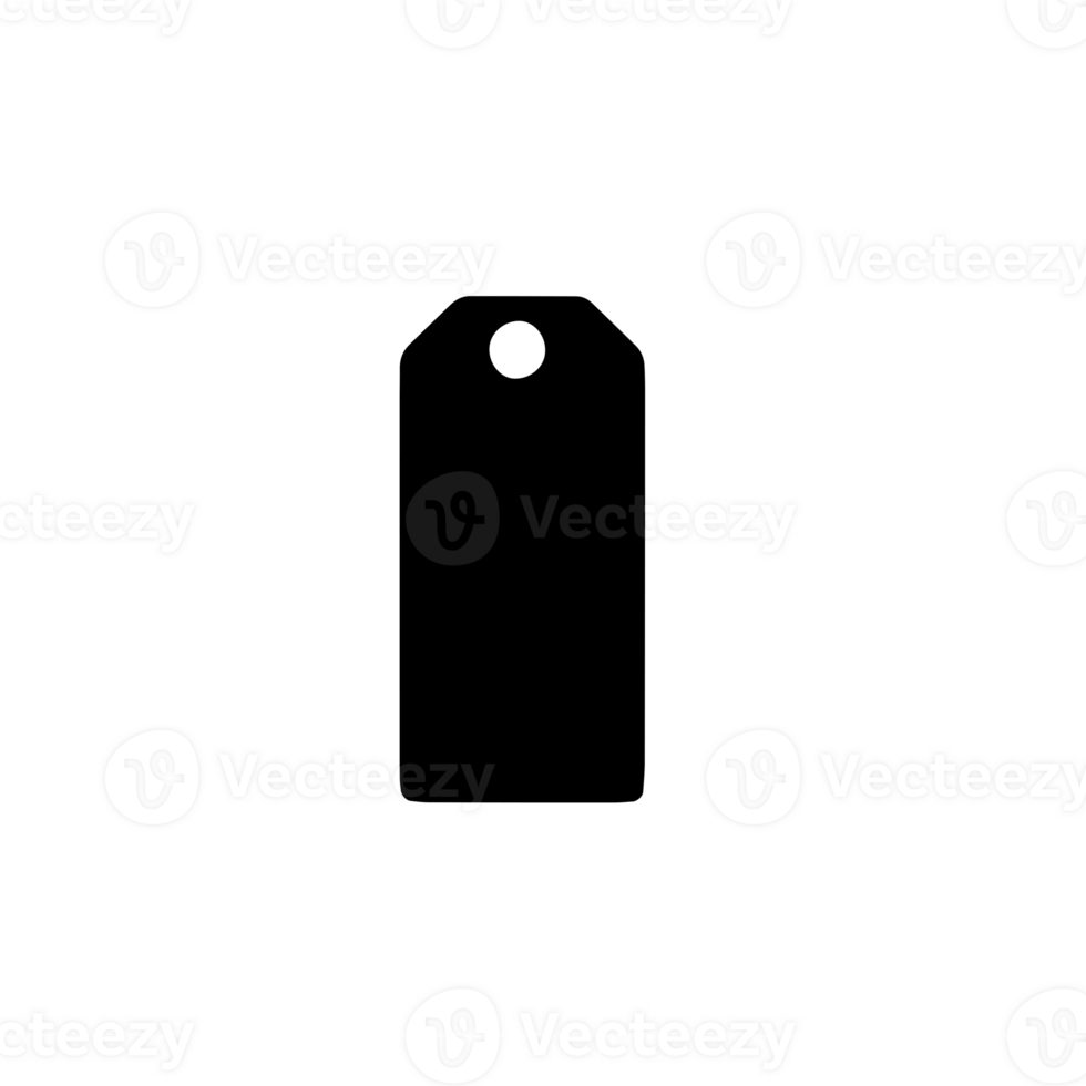 Tags Labels Silhouettes png