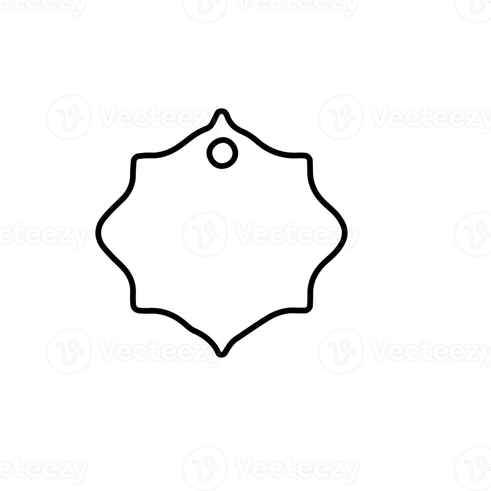 Tags Labels Silhouettes png