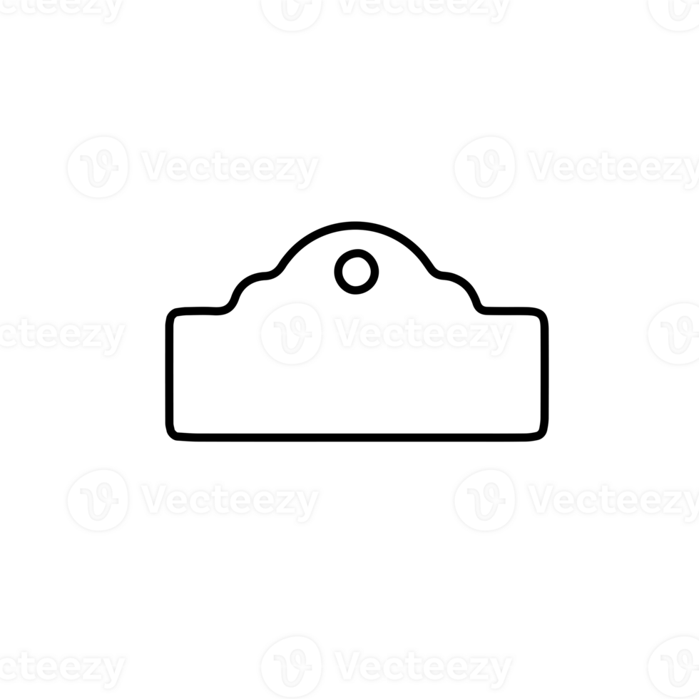 Tags Labels Silhouettes png