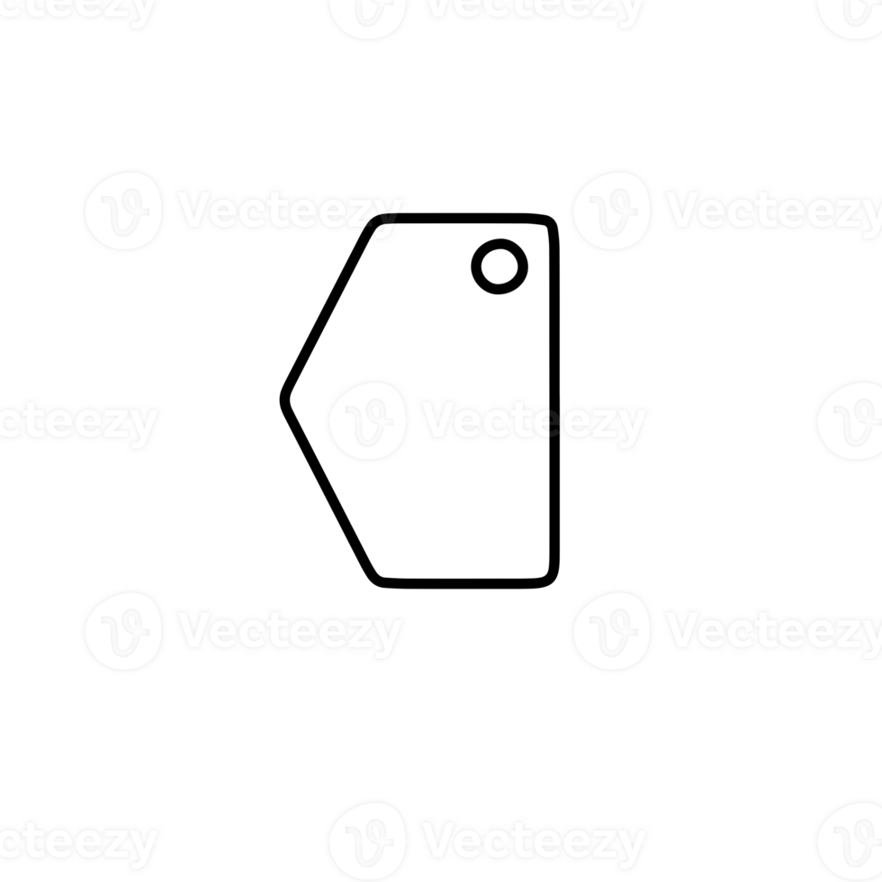 Tags Labels Silhouettes png