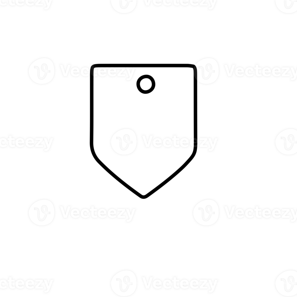 Tags Labels Silhouettes png
