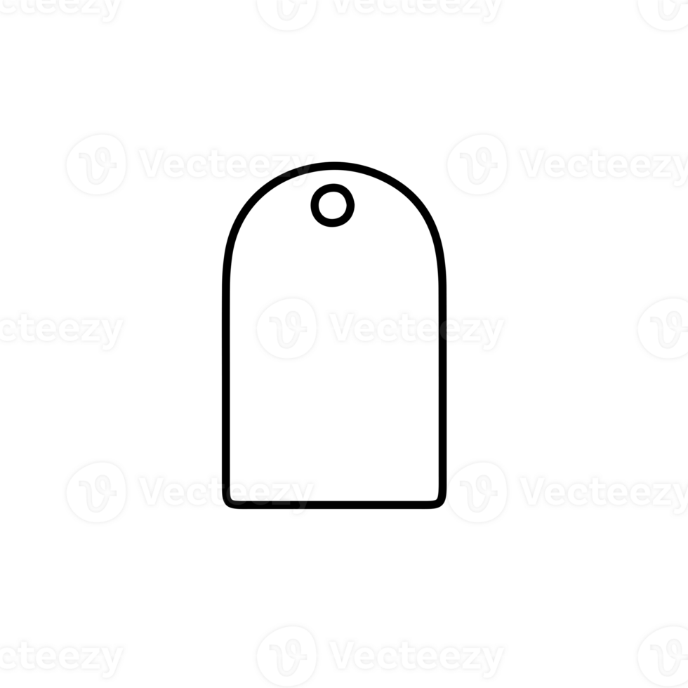 Tags Labels Silhouettes png