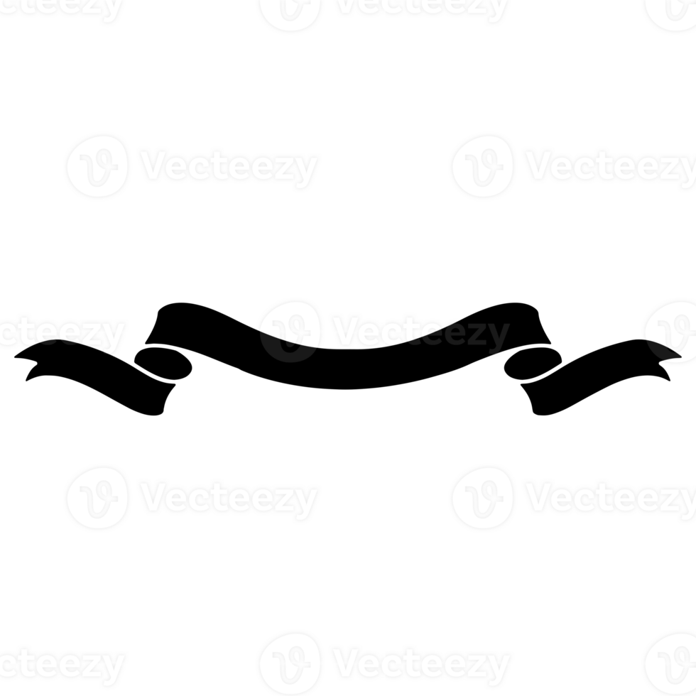 Ribbon Banner Silhouettes png