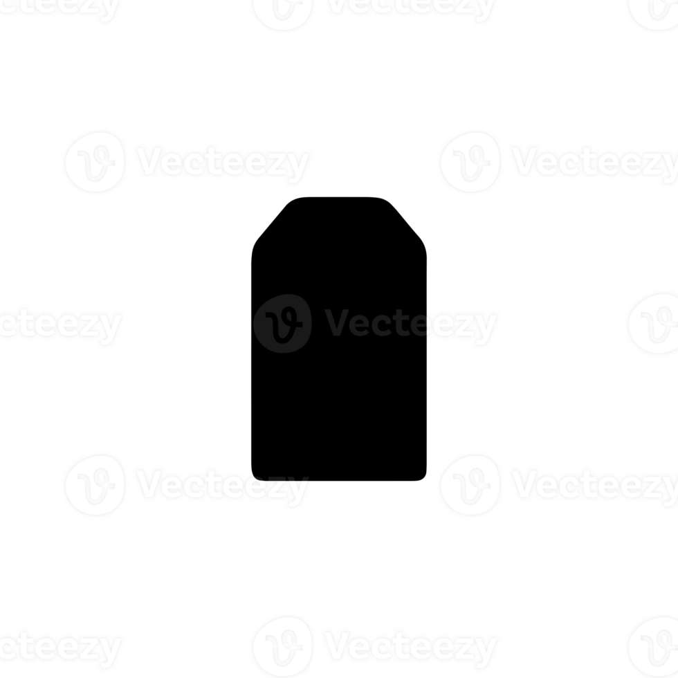 Tags Labels Silhouettes png