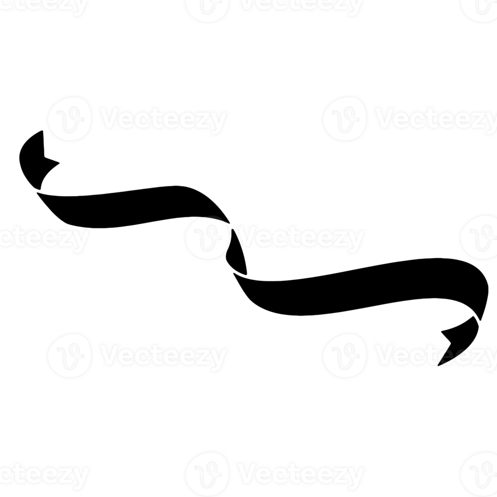 Ribbon Banner Silhouettes png