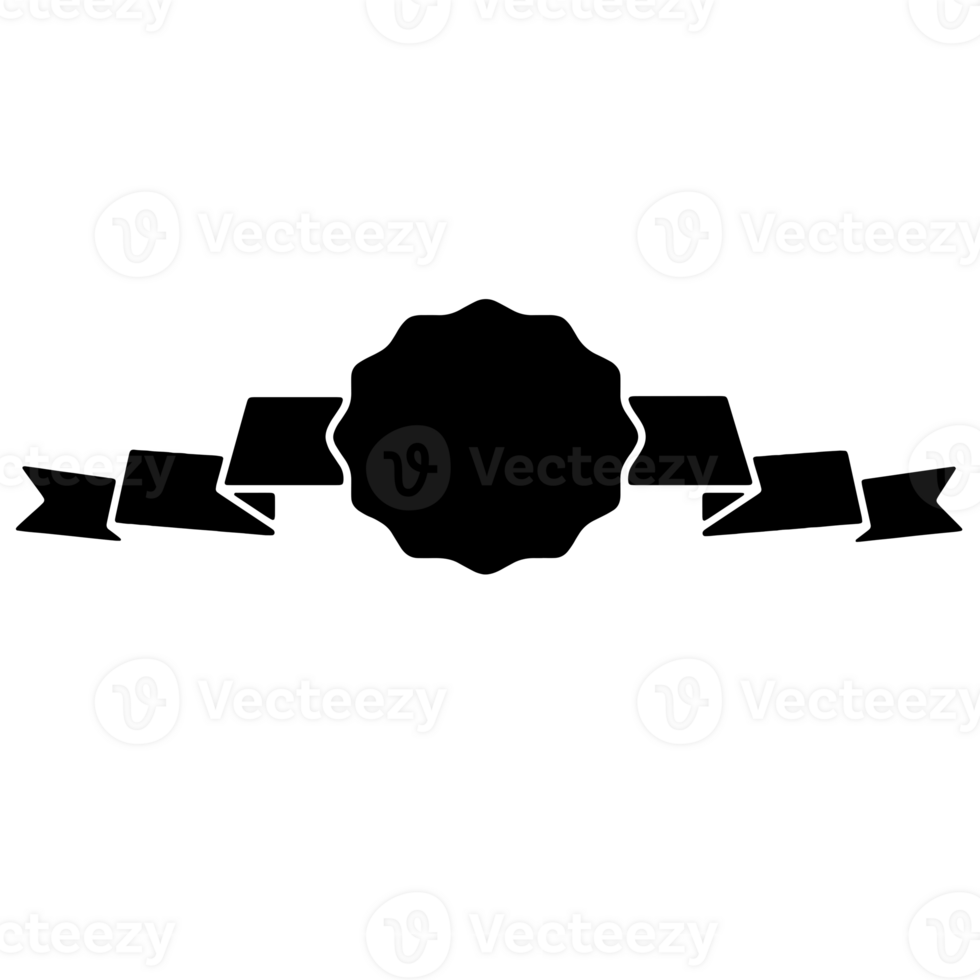 Ribbon Banner Silhouettes png
