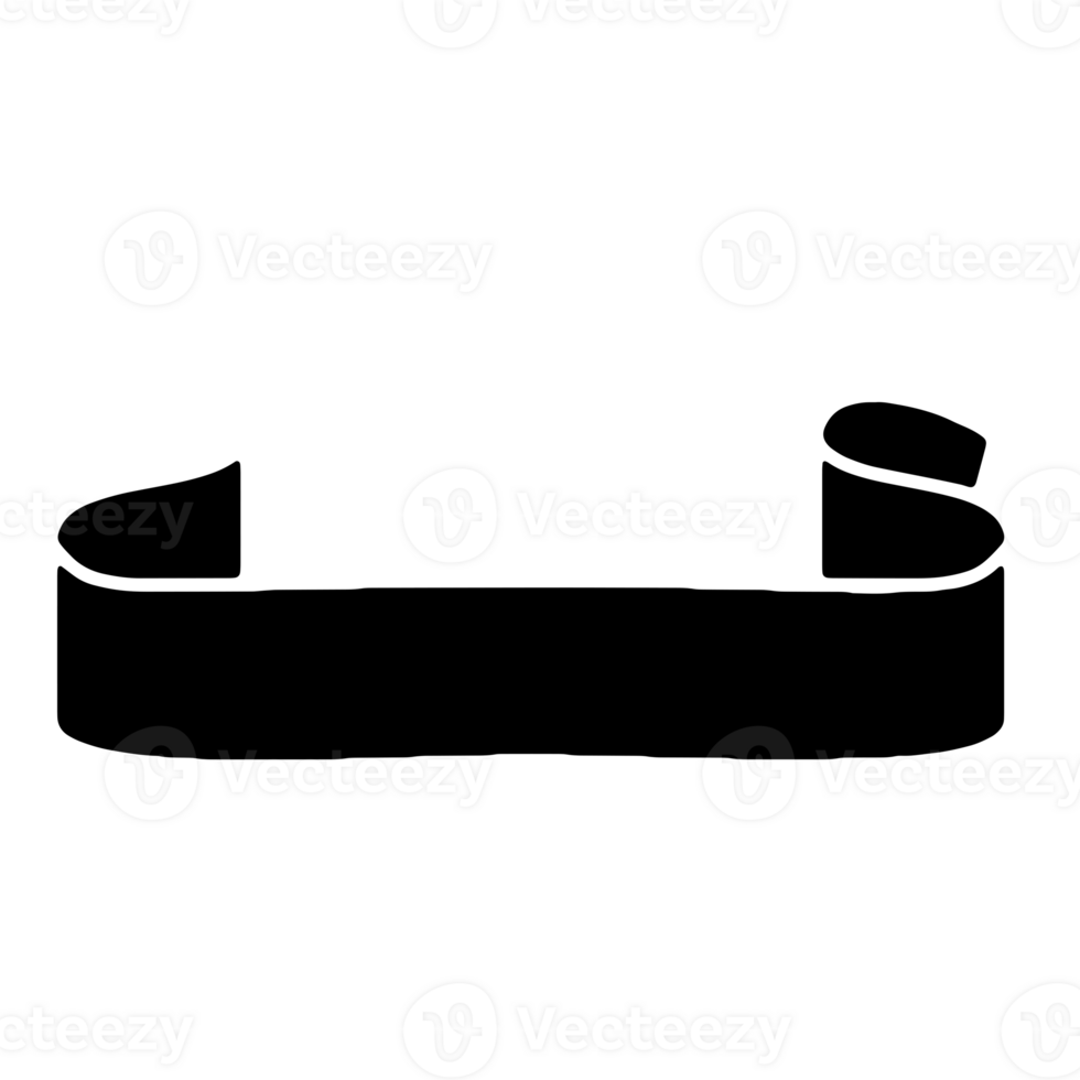 Ribbon Banner Silhouettes png