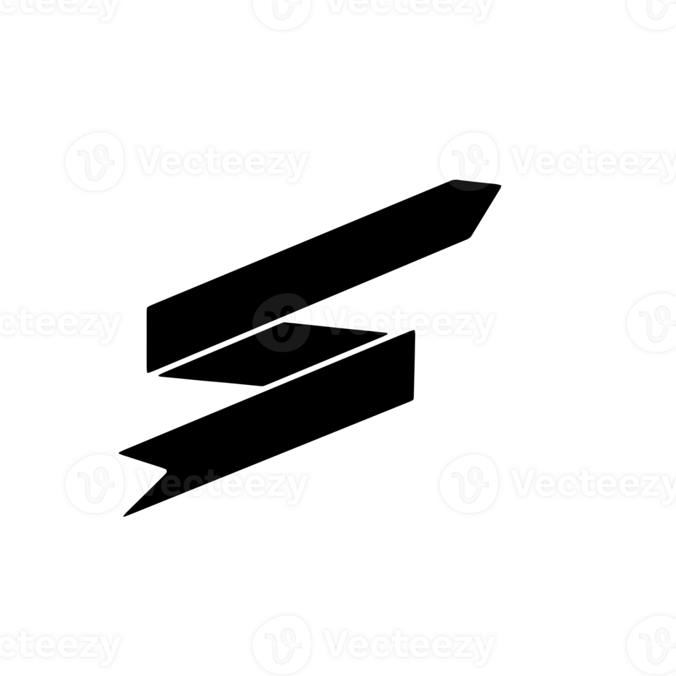 Ribbon Banner Silhouettes png