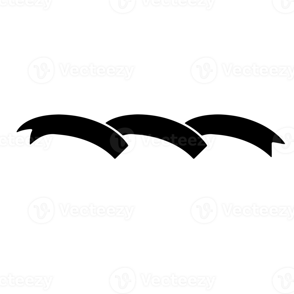 Ribbon Banner Silhouettes png